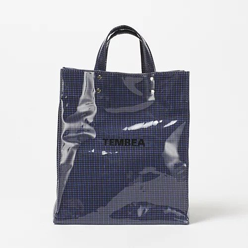 【テンベア/TEMBEA】の【五明祐子さんコラボ】PAPER TOTE MEDIUM FOR LEE インテリア・キッズ・メンズ・レディースファッション・服の通販 founy(ファニー) 　ファッション　Fashion　レディースファッション　Fashion for Women　バッグ　Bags　コラボ　Collaboration, Collab　コーティング　Coating, Coated Finish　スクエア　Square, Square Shape　スペシャル　Special, Limited Edition　フォルム　Silhouette, Form　別注　Limited Edition, Custom Order　CHECK NAVY|ID: prp329100004629374 ipo3291000000033285603