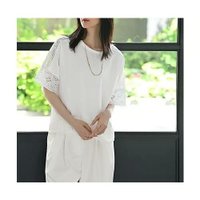 【スタイルデリ/STYLE DELI】の【BLK001】レースパッチワークカットソー 人気、トレンドファッション・服の通販 founy(ファニー) ファッション Fashion レディースファッション Fashion for Women トップス・カットソー Cut & Sew Tops カットソー・ベーシックTシャツ Cut-and-Sewn Tops / Stretch Tees & Basics カットソー Cut and Sewn Top シアー Sheer, See-Through スリット Slit, Slit Detail 定番 Standard, Basic Item なめらか Smooth, Silky Texture バランス Balance, Style Balance フィット Fit, Slim Fit ベーシック Basic, Essential ボックス Boxy, Box Shape リラックス Relax, Relaxed Fit レース Lace, Lace Fabric 冬 Winter / This Winter おすすめ Recommended / Our Picks 旅行 Travel エレガント 上品 Elegant |ID:prp329100004629394