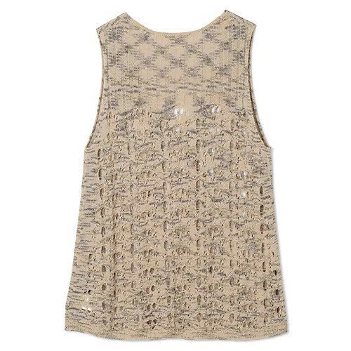 【マルティニーク/martinique】のシルクミックスメランジニット(フロンタブル) 人気、トレンドファッション・服の通販 founy(ファニー) 　ファッション　Fashion　レディースファッション　Fashion for Women　トップス・カットソー　Cut & Sew Tops　ニット　Knit Tops & Sweaters　おすすめ　Recommended / Our Picks　カラフル　Colorful Design　シルク　Silk, 100% Silk　タイトスカート　Pencil Skirt, Tight Skirt　ペーパー　Paper, Kraft Paper　ミックス　Mix, Mixed Style　夏　Summer　other-2|ID: prp329100004629396 ipo3291000000033286193