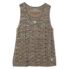 【マルティニーク/martinique】のシルクミックスメランジニット(フロンタブル) ブラウン|ID: prp329100004629396 ipo3291000000035435537