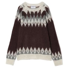 【ノーマリズム テキスタイル/NOMARHYTHM TEXTILE】のHand Knit Snowflake Sweater 人気、トレンドファッション・服の通販 founy(ファニー) ファッション Fashion レディースファッション Fashion for Women トップス・カットソー Cut & Sew Tops ニット Knit Tops & Sweaters レディースパーカー・カジュアルフーディー Casual Hoodies & Sweatshirts スウェット・クルーネックトップス Sweatshirts & Crewnecks / Relaxed Fit Sweat Tops クラシカル Classical, Vintage-Inspired ショート Short, Short Length デニム Denim, Jeans Material モダン Modern, Contemporary |ID:prp329100004629397