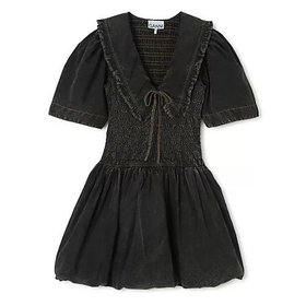【ガニー/GANNI】 Garment Dyed Cotton Mini Smock Bubble Dress人気、トレンドファッション・服の通販 founy(ファニー) ファッション Fashion レディースファッション Fashion for Women ワンピース Dresses フォーマル・パーティードレス・結婚式用ドレス Elegant & Casual Dresses 2025年 2025 2025-2026秋冬・A/W Autumn/Winter 2025–26 AW25–26 ウォッシュ Washed Finish ガーリー Girly, Feminine Style スモック Smock, Smock Dress スリーブ Sleeve, Long Sleeve / Short Sleeve ドレス Dress, One-Piece バランス Balance, Style Balance ユーズド Used, Vintage-Look 洗える Machine Washable |ID:prp329100004629400