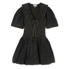 【ガニー/GANNI】のGarment Dyed Cotton Mini Smock Bubble Dress Black|ID: prp329100004629400 ipo3291000000033286220