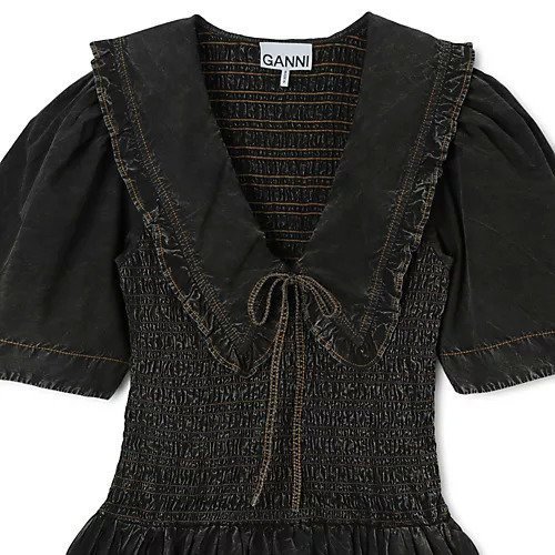 【ガニー/GANNI】のGarment Dyed Cotton Mini Smock Bubble Dress 人気、トレンドファッション・服の通販 founy(ファニー) 　ファッション　Fashion　レディースファッション　Fashion for Women　ワンピース　Dresses　フォーマル・パーティードレス・結婚式用ドレス　Elegant & Casual Dresses　2025年　2025　2025-2026秋冬・A/W　Autumn/Winter 2025–26 AW25–26　ウォッシュ　Washed Finish　ガーリー　Girly, Feminine Style　スモック　Smock, Smock Dress　スリーブ　Sleeve, Long Sleeve / Short Sleeve　ドレス　Dress, One-Piece　バランス　Balance, Style Balance　ユーズド　Used, Vintage-Look　洗える　Machine Washable　other-3|ID: prp329100004629400 ipo3291000000033286222