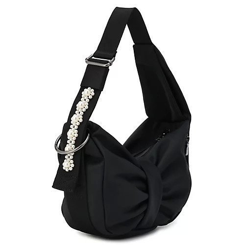 【シモーン ロシャ/SIMONE ROCHA】のMINI SLING BOW BAG W/ EMB 人気、トレンドファッション・服の通販 founy(ファニー) 　ファッション　Fashion　レディースファッション　Fashion for Women　2025年　2025　2025-2026秋冬・A/W　Autumn/Winter 2025–26 AW25–26　ギャザー　Gathered, Ruffled　シェイプ　Shape, Slim Fit　ジップ　Zip, Zipper　パール　Pearl, Pearl Accent　フェイク　Faux, Fake　モダン　Modern, Contemporary　ラップ　Wrap, Wrap Design　リボン　Ribbon, Bow　エレガント 上品　Elegant　other-2|ID: prp329100004629404 ipo3291000000033286240