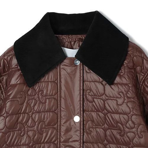 【ガニー/GANNI】のShiny Quilt Midi Jacket 人気、トレンドファッション・服の通販 founy(ファニー) 　ファッション　Fashion　レディースファッション　Fashion for Women　アウター　Coat / Outerwear Collection　レディースジャケット・軽アウター　Jackets　2025年　2025　2025-2026秋冬・A/W　Autumn/Winter 2025–26 AW25–26　キルティング　Quilted, Quilting　クラシカル　Classical, Vintage-Inspired　コーデュロイ　Corduroy, Cord Fabric　ジャケット　Jacket, Outerwear　バタフライ　Butterfly, Butterfly Motif　other-3|ID: prp329100004629409 ipo3291000000033286307