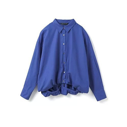 【ミズイロ インド/mizuiro ind】のバルーンシャツ インテリア・キッズ・メンズ・レディースファッション・服の通販 founy(ファニー) ファッション Fashion レディースファッション Fashion for Women トップス・カットソー Cut & Sew Tops シャツ・ブラウス・オフィスカジュアル Elegant Blouses & Button-Ups コンパクト Compact, Small Size シンプル Simple, Minimal バルーン Balloon, Balloon Silhouette ベーシック Basic, Essential ワイド Wide, Wide Fit ブルー|ID: prp329100004630762 ipo3291000000033312962