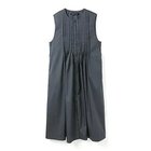 【ミズイロ インド/mizuiro ind】のクルーネックピンタックワンピース チャコールグレー|ID: prp329100004630786 ipo3291000000033313170