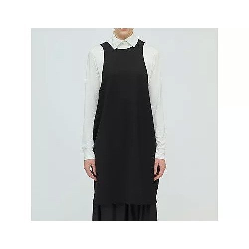 【ミズイロ インド/mizuiro ind】のクルーネックチュニックワンピース インテリア・キッズ・メンズ・レディースファッション・服の通販 founy(ファニー) 　ファッション　Fashion　レディースファッション　Fashion for Women　ワンピース　Dresses　チュニック　Tunic Tops & Dresses　アメリカン　American Style　スリーブ　Sleeve, Long Sleeve / Short Sleeve　A/W・秋冬　Autumn/Winter　ブラック|ID: prp329100004630790 ipo3291000000033313183
