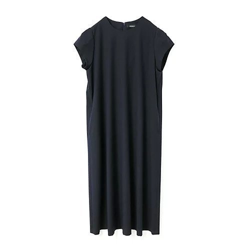 【ミズイロ インド/mizuiro ind】のAラインショートスリーブワンピース インテリア・キッズ・メンズ・レディースファッション・服の通販 founy(ファニー) 　ファッション　Fashion　レディースファッション　Fashion for Women　ワンピース　Dresses　オケージョン　Occasion Wear　スリーブ　Sleeve, Long Sleeve / Short Sleeve　半袖　Short Sleeve, Half Sleeve　ネイビー|ID: prp329100004630793 ipo3291000000033313203
