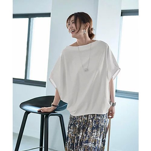 【スタイルデリ/STYLE DELI】の【ものづくりJAPAN】ディオラマボートネックドルマンTシャツ インテリア・キッズ・メンズ・レディースファッション・服の通販 founy(ファニー) 　ファッション　Fashion　レディースファッション　Fashion for Women　トップス・カットソー　Cut & Sew Tops　シャツ・ブラウス・オフィスカジュアル　Elegant Blouses & Button-Ups　ロングTシャツ・Tシャツ　Longline T-Shirts & Tees　インド　Indian Textile　インナー　Innerwear　カットソー　Cut and Sewn Top　カーディガン　Cardigan, Knitwear　キャミソール　Camisole, Spaghetti Strap Top　コレクション　Collection, Seasonal Line　サマー　Summer, Summer Style　ジャケット　Jacket, Outerwear　ストレート　Straight, Straight Cut　スリット　Slit, Slit Detail　タオル　Towel, Bath Towel　バランス　Balance, Style Balance　フォルム　Silhouette, Form　ポンチョ　Poncho, Cape Style　日本製　Made In Japan　エレガント 上品　Elegant　ホワイト|ID: prp329100004630899 ipo3291000000033314481