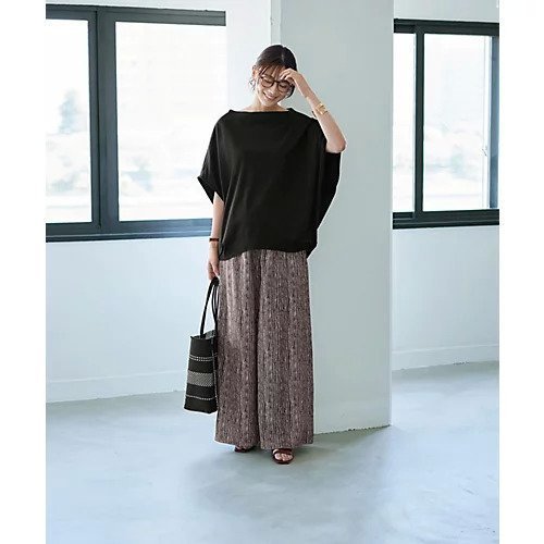 【スタイルデリ/STYLE DELI】の【ものづくりJAPAN】ディオラマボートネックドルマンTシャツ 人気、トレンドファッション・服の通販 founy(ファニー) 　ファッション　Fashion　レディースファッション　Fashion for Women　トップス・カットソー　Cut & Sew Tops　シャツ・ブラウス・オフィスカジュアル　Elegant Blouses & Button-Ups　ロングTシャツ・Tシャツ　Longline T-Shirts & Tees　インド　Indian Textile　インナー　Innerwear　カットソー　Cut and Sewn Top　カーディガン　Cardigan, Knitwear　キャミソール　Camisole, Spaghetti Strap Top　コレクション　Collection, Seasonal Line　サマー　Summer, Summer Style　ジャケット　Jacket, Outerwear　ストレート　Straight, Straight Cut　スリット　Slit, Slit Detail　タオル　Towel, Bath Towel　バランス　Balance, Style Balance　フォルム　Silhouette, Form　ポンチョ　Poncho, Cape Style　日本製　Made In Japan　エレガント 上品　Elegant　other-2|ID: prp329100004630899 ipo3291000000033314485