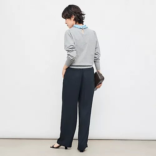 【ノーリーズ/NOLLEY'S】のプリーツ衿取り外しプルオーバーニット 人気、トレンドファッション・服の通販 founy(ファニー) 　ファッション　Fashion　レディースファッション　Fashion for Women　トップス・カットソー　Cut & Sew Tops　ニット　Knit Tops & Sweaters　カジュアルプルオーバー・ニットトップス　Pullovers & Knit Tops / Casual Pullovers　2025年　2025　2025-2026秋冬・A/W　Autumn/Winter 2025–26 AW25–26　シンプル　Simple, Minimal　ストレッチ　Stretch, Stretchy Fabric　プリーツ　Pleats, Pleated　ビジネス 仕事 通勤　Business / Work / Commuting　夏　Summer　other-3|ID: prp329100004630903 ipo3291000000033314524