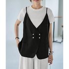 【スタイルデリ/STYLE DELI】のキャミ型ダブルベスト 人気、トレンドファッション・服の通販 founy(ファニー) ファッション Fashion レディースファッション Fashion for Women アウター Coat / Outerwear Collection トップス・カットソー Cut & Sew Tops キャミソール&ノースリーブ Camisoles & Sleeveless Tops ベスト&ジレ / 重ね着スタイル Vests & Gilets イエロー Yellow オレンジ Orange キャミ Camisole, Cami Top 軽量 Lightweight, Ultra Light シルバー Silver, Metallic Silver ストレート Straight, Straight Cut スリット Slit, Slit Detail スーツ Suit, Formalwear ダブル Double, Double-Breasted 定番 Standard, Basic Item ノースリーブ Sleeveless, No-Sleeve 長袖 Long Sleeve, Full Sleeve フェイク Faux, Fake フロント Front, Front Design ベスト Vest, Waistcoat ポケット Pocket, Pocket Detail 半袖 Short Sleeve, Half Sleeve メタル Metal, Metal Parts 夏 Summer thumbnail ブラック|ID: prp329100004630904 ipo3291000000033314530