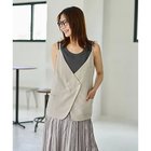 【スタイルデリ/STYLE DELI】のキャミ型ダブルベスト 人気、トレンドファッション・服の通販 founy(ファニー) ファッション Fashion レディースファッション Fashion for Women アウター Coat / Outerwear Collection トップス・カットソー Cut & Sew Tops キャミソール&ノースリーブ Camisoles & Sleeveless Tops ベスト&ジレ / 重ね着スタイル Vests & Gilets イエロー Yellow オレンジ Orange キャミ Camisole, Cami Top 軽量 Lightweight, Ultra Light シルバー Silver, Metallic Silver ストレート Straight, Straight Cut スリット Slit, Slit Detail スーツ Suit, Formalwear ダブル Double, Double-Breasted 定番 Standard, Basic Item ノースリーブ Sleeveless, No-Sleeve 長袖 Long Sleeve, Full Sleeve フェイク Faux, Fake フロント Front, Front Design ベスト Vest, Waistcoat ポケット Pocket, Pocket Detail 半袖 Short Sleeve, Half Sleeve メタル Metal, Metal Parts 夏 Summer thumbnail グレージュ|ID: prp329100004630904 ipo3291000000033314532