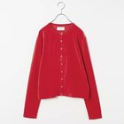 【トゥエルブクローゼット/12closet】の【洗える】ベロアスナップカーディガン 人気、トレンドファッション・服の通販 founy(ファニー) ファッション Fashion レディースファッション Fashion for Women トップス・カットソー Cut & Sew Tops カーディガン・羽織り Layered Style Cardigans ベロアトップス Velour Tops / Velvet-Look Items インナー Innerwear カットソー Cut and Sewn Top フロント Front, Front Design ベロア Velour, Soft Velvet エレガント 上品 Elegant 洗える Machine Washable thumbnail レッド|ID: prp329100004631586 ipo3291000000033327925