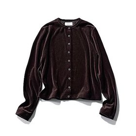 【トゥエルブクローゼット/12closet】の【洗える】ベロアスナップカーディガン 人気、トレンドファッション・服の通販 founy(ファニー) ファッション Fashion レディースファッション Fashion for Women トップス・カットソー Cut & Sew Tops カーディガン・羽織り Layered Style Cardigans ベロアトップス Velour Tops / Velvet-Look Items 10月号 October Issue カットソー Cut and Sewn Top コンパクト Compact, Small Size トレンド Trend, Trending Now ベロア Velour, Soft Velvet リアル Real, Realistic エレガント 上品 Elegant 冬 Winter / This Winter 夏 Summer 洗える Machine Washable A/W・秋冬 Autumn/Winter |ID:prp329100004631586
