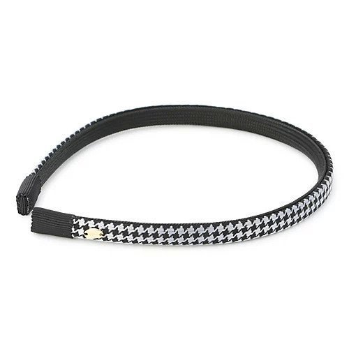 【イリスフォーセブン/IRIS47】のcheck headband インテリア・キッズ・メンズ・レディースファッション・服の通販 founy(ファニー) 　ファッション　Fashion　レディースファッション　Fashion for Women　チャーム　Charm, Pendant　モノトーン　Monotone, Black and White　black|ID: prp329100004631688 ipo3291000000033329771