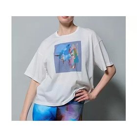 【ジュリエ/Julier】のKanakoSasakiコラボ プリントTシャツ 人気、トレンドファッション・服の通販 founy(ファニー) ファッション Fashion レディースファッション Fashion for Women トップス・カットソー Cut & Sew Tops シャツ・ブラウス・オフィスカジュアル Elegant Blouses & Button-Ups ロングTシャツ・Tシャツ Longline T-Shirts & Tees グラフィック Graphic, Graphic Design コラボ Collaboration, Collab コレクション Collection, Seasonal Line プリント Print, Printed Pattern 半袖 Short Sleeve, Half Sleeve ヨガ Yoga, Yoga Wear ランニング Running, Running Wear, Activewear, Jogging リラックス Relax, Relaxed Fit ワーク Workwear, Utility Style エレガント 上品 Elegant |ID:prp329100004632783