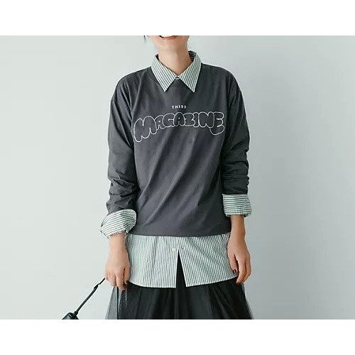 【ジムフレックス/GYMPHLEX】のREGULAR COLLAR TUNIC L/S 人気、トレンドファッション・服の通販 founy(ファニー) ファッション Fashion レディースファッション Fashion for Women トップス・カットソー Cut & Sew Tops スリット Slit, Slit Detail チュニック Tunic, Long Top 洗える Machine Washable other-3|ID: prp329100004632804 ipo3291000000035303564