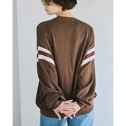 【レミレリーフ/REMI RELIEF】の【HPS別注】R/C天竺フットボールカーディガン 人気、トレンドファッション・服の通販 founy(ファニー) 　ファッション　Fashion　レディースファッション　Fashion for Women　トップス・カットソー　Cut & Sew Tops　カーディガン・羽織り　Layered Style Cardigans　洗える　Machine Washable　秋　Autumn　カーディガン　Cardigan, Knitwear　ショーツ　Shorts, Short Pants　ジャケット　Jacket, Outerwear　とろみ　Fluid, Flowy Fabric　タンク　Tank Top, Sleeveless Top　デニム　Denim, Jeans Material　定番　Standard, Basic Item　なめらか　Smooth, Silky Texture　フィット　Fit, Slim Fit　プリント　Print, Printed Pattern　ポケット　Pocket, Pocket Detail　別注　Limited Edition, Custom Order　夏　Summer　other-2|ID: prp329100004632818 ipo3291000000035676161