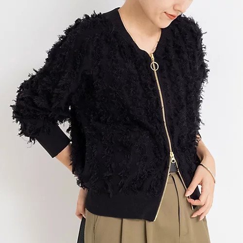 【リエミラー/Rie Miller】の《手洗い可能》カットジャガードジップアップカーディガン インテリア・キッズ・メンズ・レディースファッション・服の通販 founy(ファニー) https://founy.com/ ファッション Fashion レディースファッション Fashion for Women トップス・カットソー Cut & Sew Tops カーディガン・羽織り Layered Style Cardigans 2025年 2025 2025-2026秋冬・A/W Autumn/Winter 2025–26 AW25–26 おすすめ Recommended / Our Picks カットジャガード Cut Jacquard カーディガン Cardigan, Knitwear ジップアップ Zip-Up, Full Zip デニム Denim, Jeans Material ロング Long, Long-Length ワイド Wide, Wide Fit 今季 This Season, Current Season |ID: prp329100004632823 ipo3291000000033341803