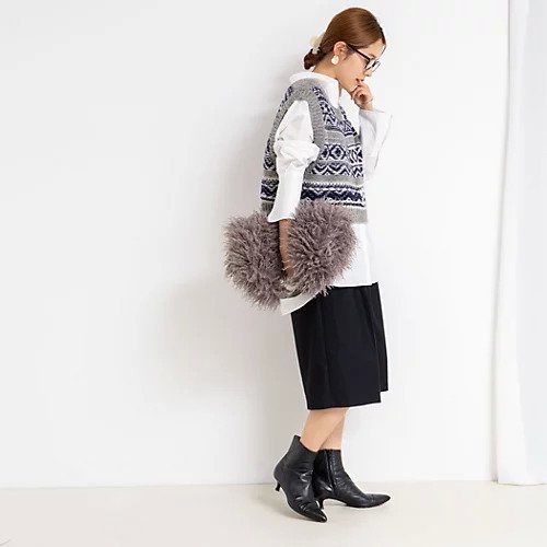 【リエミラー/Rie Miller】のノルディック柄2WAYベスト 人気、トレンドファッション・服の通販 founy(ファニー) 　ファッション　Fashion　レディースファッション　Fashion for Women　アウター　Coat / Outerwear Collection　トップス・カットソー　Cut & Sew Tops　ベスト&ジレ / 重ね着スタイル　Vests & Gilets　2025年　2025　2025-2026秋冬・A/W　Autumn/Winter 2025–26 AW25–26　インナー　Innerwear　ショート　Short, Short Length　スリーブ　Sleeve, Long Sleeve / Short Sleeve　ベスト　Vest, Waistcoat　ワイド　Wide, Wide Fit　other-3|ID: prp329100004632832 ipo3291000000033341864