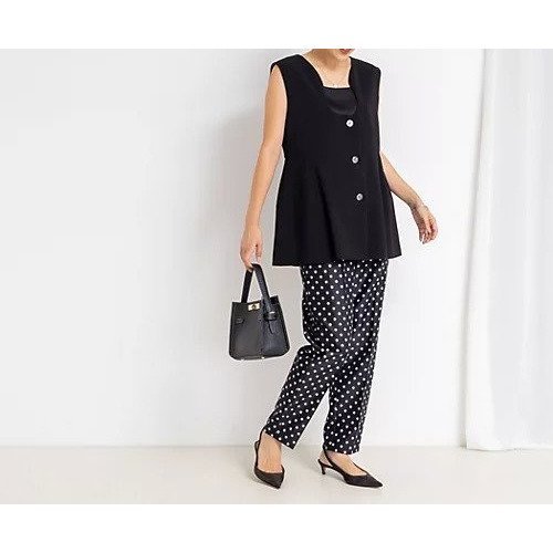 【ノーリーズソフィー/NOLLEY'S sophi】のヴァースネックジレ 人気、トレンドファッション・服の通販 founy(ファニー) 　ファッション　Fashion　レディースファッション　Fashion for Women　アウター　Coat / Outerwear Collection　トップス・カットソー　Cut & Sew Tops　ベスト&ジレ / 重ね着スタイル　Vests & Gilets　2025年　2025　2025-2026秋冬・A/W　Autumn/Winter 2025–26 AW25–26　フレア　Flare, Flared　ボトム　Bottoms, Lower Wear　切替　Switching, Contrast Panel　other-2|ID: prp329100004632834 ipo3291000000033357119