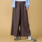 【オニール オブ ダブリン/O'NEIL of DUBLIN】のGAUCHO LONG PANTS ELASYIC WAISTBAND ブラウンチェック|ID: prp329100004632842 ipo3291000000033341941