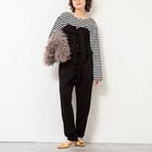 【リエミラー/Rie Miller】の《手洗い可能》《セットアップ対応》ニットオールインワン ブラック|ID: prp329100004632866 ipo3291000000033342119