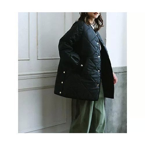 【マッキントッシュ/MACKINTOSH】の【HPS別注】キルティングコート 人気、トレンドファッション・服の通販 founy(ファニー) 　ファッション　Fashion　レディースファッション　Fashion for Women　アウター　Coat / Outerwear Collection　コート・ロングコート・ピーコート　Long Coats, Peacoats & More　キルティング　Quilted, Quilting　キルト　Quilt, Quilted Fabric　コンパクト　Compact, Small Size　スリーブ　Sleeve, Long Sleeve / Short Sleeve　ドット　Polka Dot, Dot Pattern　フェミニン　Feminine, Girly　別注　Limited Edition, Custom Order　定番　Standard, Basic Item　防寒　Cold Protection, Winter-Ready　other-2|ID: prp329100004632897 ipo3291000000033342386