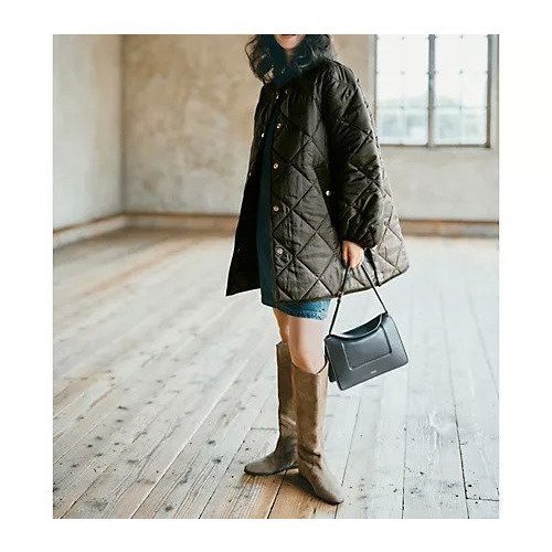 【マッキントッシュ/MACKINTOSH】の【HPS別注】キルティングコート 人気、トレンドファッション・服の通販 founy(ファニー) 　ファッション　Fashion　レディースファッション　Fashion for Women　アウター　Coat / Outerwear Collection　コート・ロングコート・ピーコート　Long Coats, Peacoats & More　キルティング　Quilted, Quilting　キルト　Quilt, Quilted Fabric　コンパクト　Compact, Small Size　スリット　Slit, Slit Detail　スリーブ　Sleeve, Long Sleeve / Short Sleeve　ダウン　Down, Puffer　デニム　Denim, Jeans Material　ドット　Polka Dot, Dot Pattern　定番　Standard, Basic Item　ネックレス　Necklace, Pendant Necklace　フェミニン　Feminine, Girly　別注　Limited Edition, Custom Order　防寒　Cold Protection, Winter-Ready　マニッシュ　Mannish, Boyish　ミドル　Middle Length, Mid Height　レオパード　Leopard, Animal Print　ロング　Long, Long-Length　冬　Winter / This Winter　other-2|ID: prp329100004632897 ipo3291000000034410328