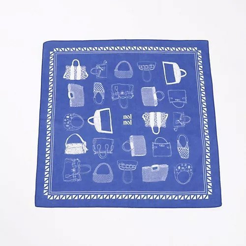 【ノーリーズ/NOLLEY'S】のnolnolバンダナ(Bag) インテリア・キッズ・メンズ・レディースファッション・服の通販 founy(ファニー) おすすめ Recommended / Our Picks イラスト Illustration ギフト プレゼント Gift / Present ハンカチ Handkerchief, Hanky バンダナ Bandana, Head Scarf プリント Print, Printed Pattern ネイビー系1|ID: prp329100004632899 ipo3291000000033787738