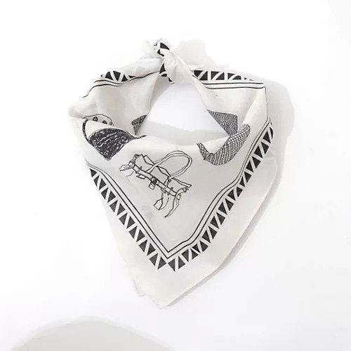 【ノーリーズ/NOLLEY'S】のnolnolバンダナ(Bag) インテリア・キッズ・メンズ・レディースファッション・服の通販 founy(ファニー) おすすめ Recommended / Our Picks イラスト Illustration ギフト プレゼント Gift / Present ハンカチ Handkerchief, Hanky バンダナ Bandana, Head Scarf プリント Print, Printed Pattern ホワイト系2|ID: prp329100004632899 ipo3291000000034242328