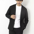 【ノーリーズ グッドマン/NOLLEY'S goodman / MEN】の《ビジカジ/セットアップ対応》【尾州】先染めウォッシャブルノーカラーカーディガンジャケット 25AW ブラック|ID: prp329100004632904 ipo3291000000033342432