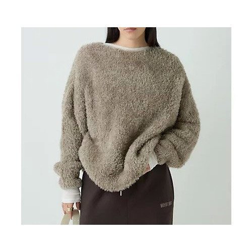 【カオス/Chaos】のペルシアモールニットプルオーバー インテリア・キッズ・メンズ・レディースファッション・服の通販 founy(ファニー) 　ファッション　Fashion　レディースファッション　Fashion for Women　トップス・カットソー　Cut & Sew Tops　ニット　Knit Tops & Sweaters　カジュアルプルオーバー・ニットトップス　Pullovers & Knit Tops / Casual Pullovers　2024年　2024　2024-2025秋冬・A/W　Autumn/Winter 2024–25 AW24–25　イエロー　Yellow　シンプル　Simple, Minimal　モカベージュ|ID: prp329100004632928 ipo3291000000033343181