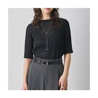 【ウィムガゼット/Whim Gazette】のプリーツハーフスリーブプルオーバー 人気、トレンドファッション・服の通販 founy(ファニー) ファッション Fashion レディースファッション Fashion for Women トップス・カットソー Cut & Sew Tops カジュアルプルオーバー・ニットトップス Pullovers & Knit Tops / Casual Pullovers 2025年 2025 2025春夏・S/S Spring/Summer 2025 SS25 カットソー Cut and Sewn Top シンプル Simple, Minimal スリーブ Sleeve, Long Sleeve / Short Sleeve トレンド Trend, Trending Now ハーフ Half, Half-Length プリーツ Pleats, Pleated エレガント 上品 Elegant 半袖 Short Sleeve, Half Sleeve |ID:prp329100004633595