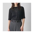 【ウィムガゼット/Whim Gazette】のプリーツハーフスリーブプルオーバー 人気、トレンドファッション・服の通販 founy(ファニー) ファッション Fashion レディースファッション Fashion for Women トップス・カットソー Cut & Sew Tops カジュアルプルオーバー・ニットトップス Pullovers & Knit Tops / Casual Pullovers 2025年 2025 2025春夏・S/S Spring/Summer 2025 SS25 カットソー Cut and Sewn Top シンプル Simple, Minimal スリーブ Sleeve, Long Sleeve / Short Sleeve トレンド Trend, Trending Now ハーフ Half, Half-Length プリーツ Pleats, Pleated エレガント 上品 Elegant 半袖 Short Sleeve, Half Sleeve thumbnail ブラック|ID: prp329100004633595 ipo3291000000033356228