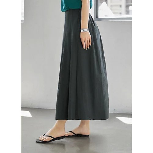 【スタイルデリ/STYLE DELI】の上部留めタックフレアスカート 人気、トレンドファッション・服の通販 founy(ファニー) 　ファッション　Fashion　レディースファッション　Fashion for Women　スカート　Skirts　Aライン・フレアスカート　A-Line & Flared Skirts　春　Spring　ギャザー　Gathered, Ruffled　スリット　Slit, Slit Detail　タフタ　Taffeta, Structured Fabric　フレア　Flare, Flared　フロント　Front, Front Design　ポケット　Pocket, Pocket Detail　ループ　Loop, Loop Knit　A/W・秋冬　Autumn/Winter　S/S・春夏　SS, Spring/Summer, Warm Season　夏　Summer　other-3|ID: prp329100004633610 ipo3291000000033356413