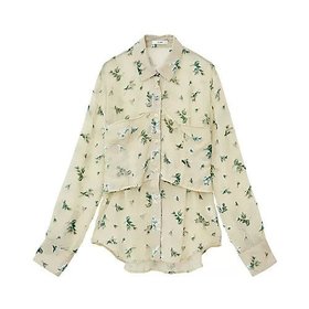 【クラネ/CLANE】のFLOWER OPAL BISTIER SHIRTS 人気、トレンドファッション・服の通販 founy(ファニー) ファッション Fashion レディースファッション Fashion for Women トップス・カットソー Cut & Sew Tops シャツ・ブラウス・オフィスカジュアル Elegant Blouses & Button-Ups 2025年 2025 2025-2026秋冬・A/W Autumn/Winter 2025–26 AW25–26 ビスチェ Bustier, Corset Top フィット Fit, Slim Fit プリント Print, Printed Pattern |ID:prp329100004636033
