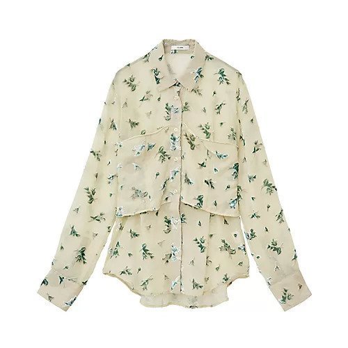 【クラネ/CLANE】のFLOWER OPAL BISTIER SHIRTS 人気、トレンドファッション・服の通販 founy(ファニー) 　ファッション　Fashion　レディースファッション　Fashion for Women　トップス・カットソー　Cut & Sew Tops　シャツ・ブラウス・オフィスカジュアル　Elegant Blouses & Button-Ups　2025年　2025　2025-2026秋冬・A/W　Autumn/Winter 2025–26 AW25–26　ビスチェ　Bustier, Corset Top　フィット　Fit, Slim Fit　プリント　Print, Printed Pattern　 other-1|ID: prp329100004636033 ipo3291000000033394165