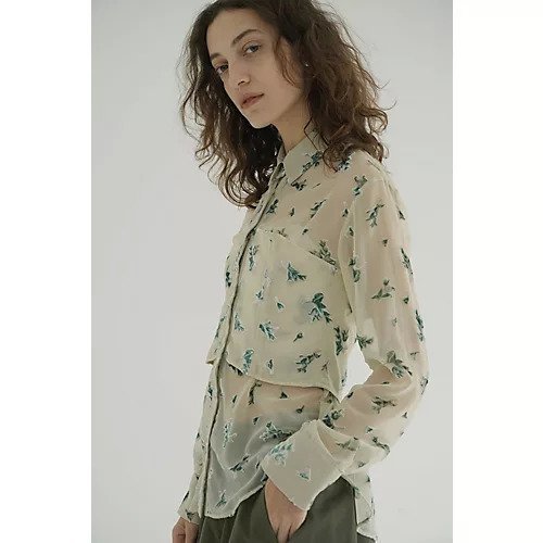 【クラネ/CLANE】のFLOWER OPAL BISTIER SHIRTS 人気、トレンドファッション・服の通販 founy(ファニー) 　ファッション　Fashion　レディースファッション　Fashion for Women　トップス・カットソー　Cut & Sew Tops　シャツ・ブラウス・オフィスカジュアル　Elegant Blouses & Button-Ups　2025年　2025　2025-2026秋冬・A/W　Autumn/Winter 2025–26 AW25–26　ビスチェ　Bustier, Corset Top　フィット　Fit, Slim Fit　プリント　Print, Printed Pattern　other-3|ID: prp329100004636033 ipo3291000000033394170