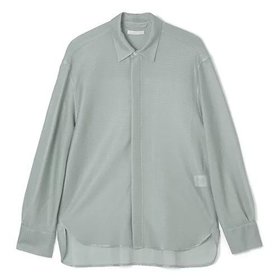 【カナコ サカイ/KANAKO SAKAI】のMETALLIC JERSEY SHIRT 人気、トレンドファッション・服の通販 founy(ファニー) ファッション Fashion レディースファッション Fashion for Women トップス・カットソー Cut & Sew Tops シャツ・ブラウス・オフィスカジュアル Elegant Blouses & Button-Ups 2025年 2025 2025-2026秋冬・A/W Autumn/Winter 2025–26 AW25–26 シェイプ Shape, Slim Fit シンプル Simple, Minimal フロント Front, Front Design ラウンド Round, Round Neck |ID:prp329100004636034