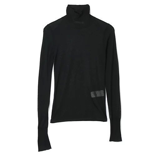【カナコ サカイ/KANAKO SAKAI】のSHEER KNIT TURTLENECK インテリア・キッズ・メンズ・レディースファッション・服の通販 founy(ファニー) ファッション Fashion レディースファッション Fashion for Women トップス・カットソー Cut & Sew Tops ニット Knit Tops & Sweaters タートルネック・ハイネックトップス Turtlenecks & High-Neck Tops 2025年 2025 2025-2026秋冬・A/W Autumn/Winter 2025–26 AW25–26 エアリー Airy Texture タートルネック Turtleneck, High Neck エレガント 上品 Elegant 洗える Machine Washable BLACK|ID: prp329100004636035 ipo3291000000035844101