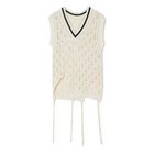 【ビューティフル ピープル/beautiful people】のdouble-end cotton wool linen lace top ecru|ID:prp329100004636036