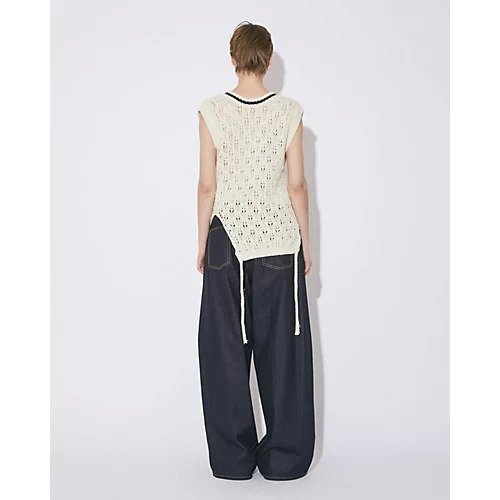 【ビューティフル ピープル/beautiful people】のdouble-end cotton wool linen lace top 人気、トレンドファッション・服の通販 founy(ファニー) 　ファッション　Fashion　レディースファッション　Fashion for Women　ワンピース　Dresses　2025年　2025　2025-2026秋冬・A/W　Autumn/Winter 2025–26 AW25–26　ベスト　Vest, Waistcoat　今季　This Season, Current Season　洗える　Machine Washable　other-3|ID: prp329100004636036 ipo3291000000034365501