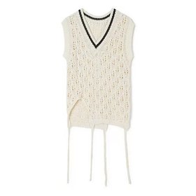 【ビューティフル ピープル/beautiful people】 double-end cotton wool linen lace top人気、トレンドファッション・服の通販 founy(ファニー) ファッション Fashion レディースファッション Fashion for Women ワンピース Dresses 2025年 2025 2025-2026秋冬・A/W Autumn/Winter 2025–26 AW25–26 ベスト Vest, Waistcoat 今季 This Season, Current Season 洗える Machine Washable |ID:prp329100004636036