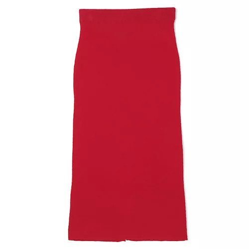 【カナコ サカイ/KANAKO SAKAI】のBOUCLE KNIT SKIRT インテリア・キッズ・メンズ・レディースファッション・服の通販 founy(ファニー) 　ファッション　Fashion　レディースファッション　Fashion for Women　スカート　Skirts　2025年　2025　2025-2026秋冬・A/W　Autumn/Winter 2025–26 AW25–26　スリット　Slit, Slit Detail　ロング　Long, Long-Length　RED|ID: prp329100004636038 ipo3291000000033394198
