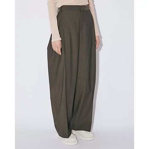 【ビューティフル ピープル/beautiful people】のsheer stripe suiting side tuck widepants 人気、トレンドファッション・服の通販 founy(ファニー) 　ファッション　Fashion　レディースファッション　Fashion for Women　パンツ　Pants & Trousers　2025年　2025　2025-2026秋冬・A/W　Autumn/Winter 2025–26 AW25–26　ジャケット　Jacket, Outerwear　セットアップ　Set-Up, Coordinated Outfit　ワイド　Wide, Wide Fit　other-2|ID: prp329100004636041 ipo3291000000033394212
