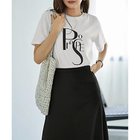 【スタイルデリ/STYLE DELI】のデザイン配置ロゴTシャツ 人気、トレンドファッション・服の通販 founy(ファニー) ファッション Fashion レディースファッション Fashion for Women トップス・カットソー Cut & Sew Tops シャツ・ブラウス・オフィスカジュアル Elegant Blouses & Button-Ups ロングTシャツ・Tシャツ Longline T-Shirts & Tees イエロー Yellow カーディガン Cardigan, Knitwear サロペット Overalls, Salopette ショルダー Shoulder, Shoulder Strap ジャケット Jacket, Outerwear ストレート Straight, Straight Cut スリット Slit, Slit Detail ドロップ Drop Shoulder, Dropped Style バランス Balance, Style Balance 半袖 Short Sleeve, Half Sleeve マーブル Marble, Marble Pattern 夏 Summer thumbnail ブライトグレー|ID: prp329100004636062 ipo3291000000033394798